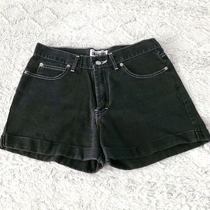 Black Jean shorts